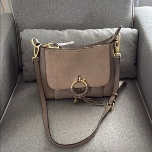 Elegant Taupe Shoulder Bag